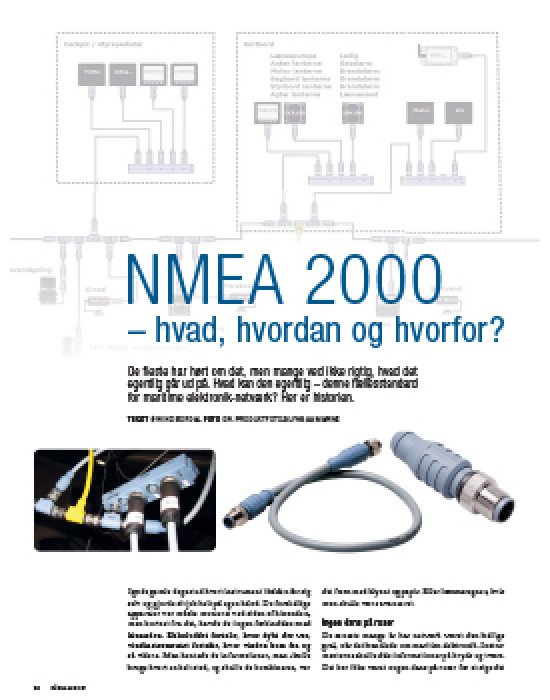 NMEA 2000 – hvad, hvordan og hvorfor?